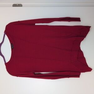 Eileen Fisher Rich Red Knit Sweater
